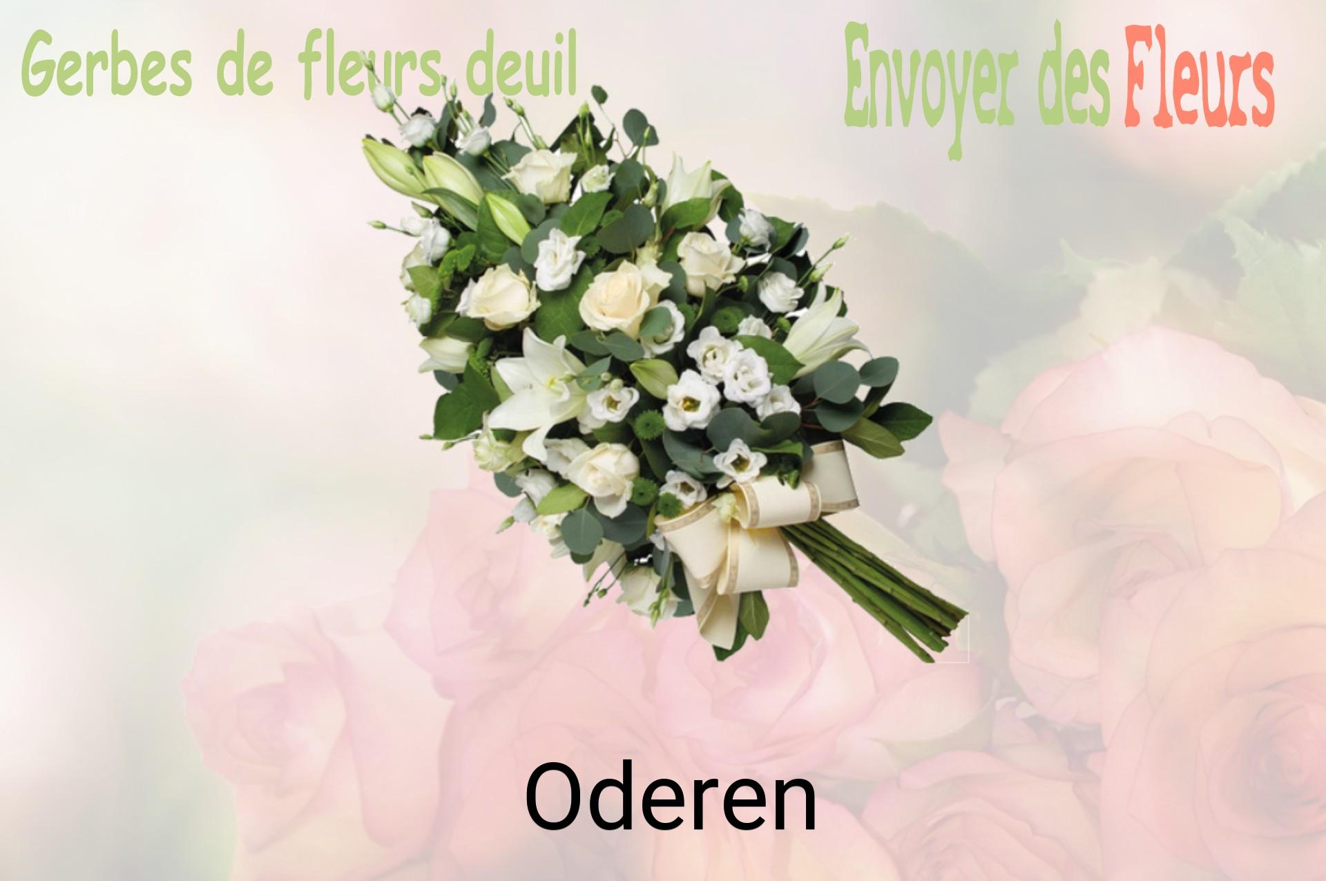 Gerbe de fleurs de deuil livrée à Oderen